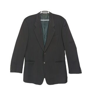 Mani by Giorgio Armani Mens Blazer Jacket‎ Size 42L Brown Virgin Wool Sport Coat